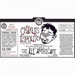 The Ale Apothecary Charles Espolito Mysterioso