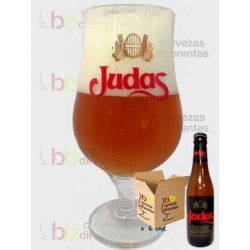 Judas Pack 6 botellas 33 cl y 1 copa - Cervezas Diferentes