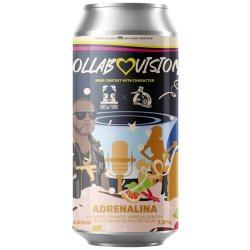 Brew York x Hidden Springs Collabovision Adrenalina Rhubarb, Orange, Vanilla, Ginger, Cinnamon Pastry Sour 440ml (7%) - Indiebeer