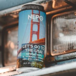 Nepomucen LET’S GO TO THE USA  Imperial NEIPA - Sklep Impuls