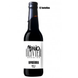 Menno Olivier brewery HIPODÈRMIA  Coffee Imperial Stout Bourbon Barrel Aged 12x33 - MilCervezas