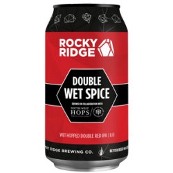 Rocky Ridge Double Wet Spice Red IPA - Hopshop