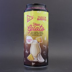 Funky Fluid - Free Gelato: Pina Colada - 0.5% (500ml) - Ghost Whale