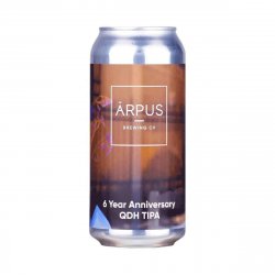 Arpus 6 Anniversary QDH TIPA 9.5alc 44cl - Dcervezas