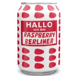 Mikkeller Hallo Ich Bin Raspberry Berliner Weisse 3.7%ABV 330ml Can - Martins Off Licence