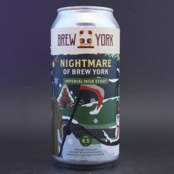 Brew York - Nightmare Of Brew York 2023 - 8.5% (440ml) - Ghost Whale