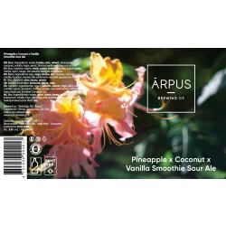 Ārpus Pineapple x Coconut x Vanilla Smoothie Sour Ale - Ārpus Brewing