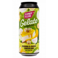 Funky Fluid Gelato: Banana & Guava Cheesecake
