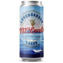 Mcleods Longboarder Lager 440ml - The Beer Cellar