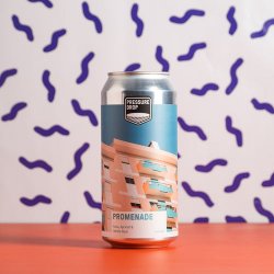 Pressure Drop  Promenade Yuzu, Apricot, Vanilla Triple Fruit Gose  4.6% 440ml Can - All Good Beer