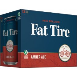 New Belgium Fat Tire 12 pack 12 oz. Can - Kelly’s Liquor