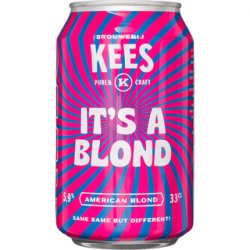 Kees Its A Blond American Blonde 330ml - The Beer Cellar