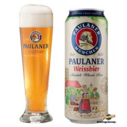 Bia Paulaner Weissbier 5.5%  Lon 500ml  Thùng 24 Lon - PHouse – Đồ Uống Cao Cấp