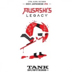 TANKBUSTERS MUSASHI’s legacy DDH Japanese Ipa - Sklep Impuls