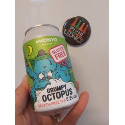 Monyo Grumpy Octopus (gluten free) 5.8% 0,33l - Pivní lednice