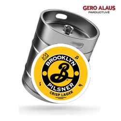 Pilstomas alus Brooklyn PILSNER (statinėmis) - Gero Alaus Parduotuvė