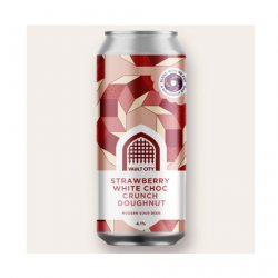 Vault City - Strawberry White Chocolate Crunch Doughnut, 4.1% - The Drop Brighton