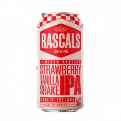 Rascals Brewing Co Strawberry Vanilla Shake IPA