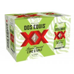 Dos Equis Lime & Salt Lager 12oz 6pk Cn - Luekens Wine & Spirits