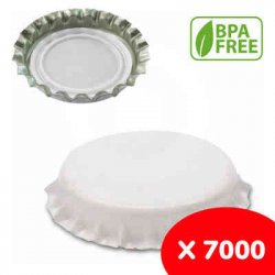 Tappo a corona bianco ⌀29 (7000 pezzi) - Polsinelli