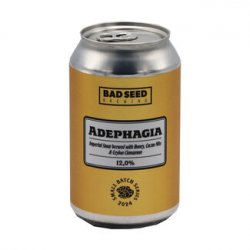 Bad Seed Brewing collab Spartacus Brewing - Adephagia - Bierloods22