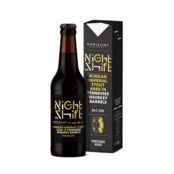 Horizont Night Shift: Russian Imperial Stout Aged In Tennessee Whiskey Barrels Vintage 2022 - Craft Central