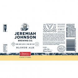 Jeremiah Johnson Blonde Ale