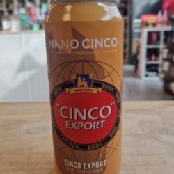 Nano Cinco  Cinco Export (Pilsner Other) - Het Biermeisje