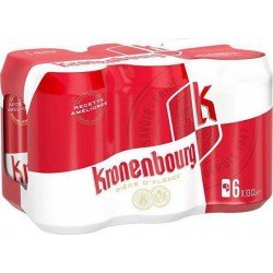 Kronenbourg BiÃre blonde 4.2% 33cl (pack de 6) - Selfdrinks